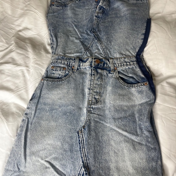 Fashion Nova Jean Dress - Picture 4 of 4